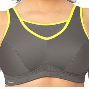 Glamorise 42G Wire-Free Sports Bra - Gray (1066)